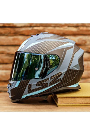 Storm 2 Racer Mat Mavi Kask