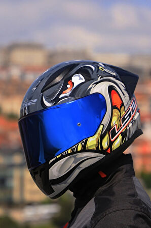 Rapıd 2 Race Spox Gri-kırmızı Kask