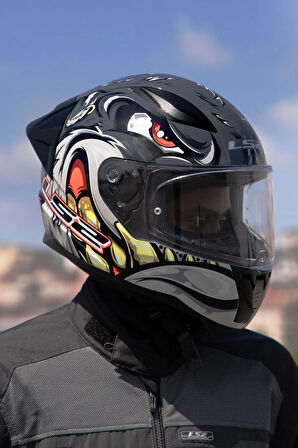 Rapıd 2 Race Spox Gri-kırmızı Kask