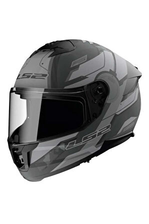 Stream 2 Shadow Kapalı Kask Mat Tıtanıum-gri