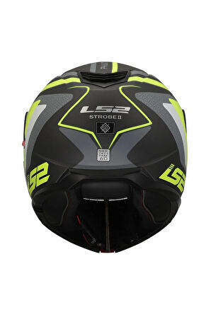 Strobe 2 Phantom Mat Tıtanıum-neon Sarı Kask