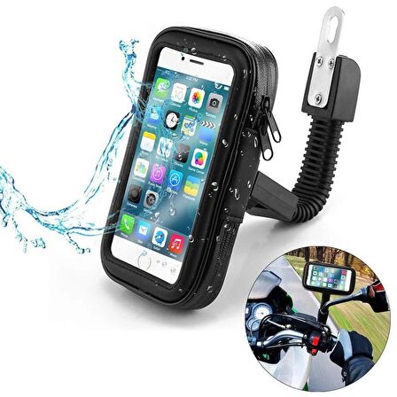 QASUL  Su Geçirmez Bisiklet Motorsiklet Atv Motosiklet Telefon Tutucu Tutacağı Weather Resistant Bike Mount