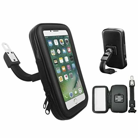 QASUL  Su Geçirmez Bisiklet Motorsiklet Atv Motosiklet Telefon Tutucu Tutacağı Weather Resistant Bike Mount