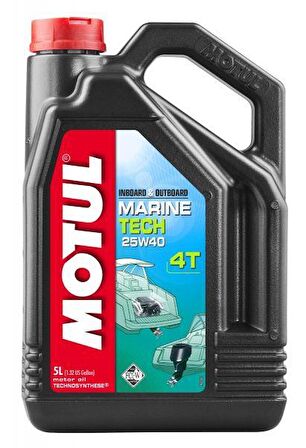 MOTUL MARINE TECH 4T 25W40 5 LT