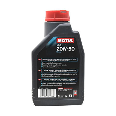 Motul Motul Moto 20W50 4t 1 L Motor Yağı