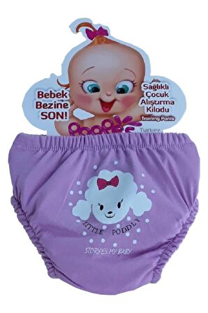 3'lü Kız Bebek Alıştırma Külodu