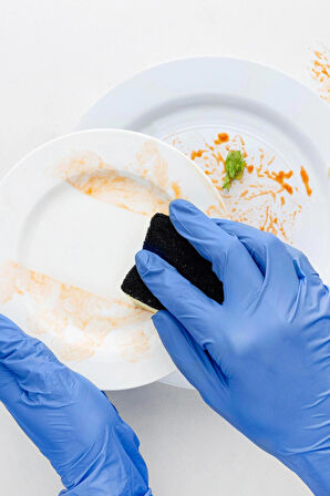 S Beden 100 Adet Tek Kullanımlık Eldiven Plastik Eldiven Temizlik Eldiveni