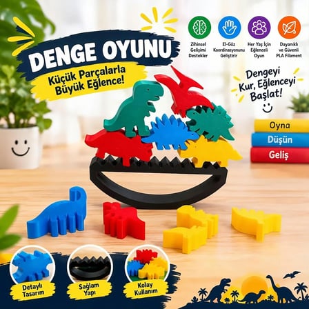 10 parça Denge Oyunu – Küçük Parçalarla Büyük Eğlence