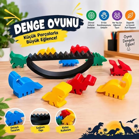 10 parça Denge Oyunu – Küçük Parçalarla Büyük Eğlence