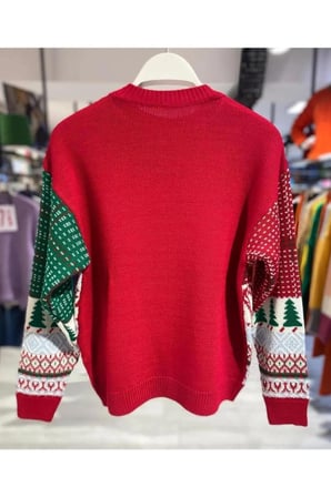 Kadın Noel Ve Yılbaşı Temalı Kazak