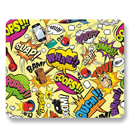 Funny Figures 22x18cm MP522218 ilyuka Mini Boy Gaming Mousepad Dikişsiz Kenar Kaymaz Kauçuk Taban 22x18cm