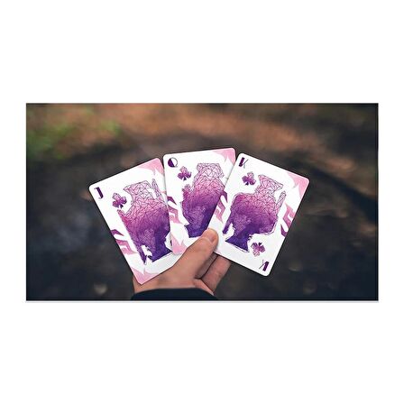 MPC Lonely Wolf Purple Bocopo Oyun Kağıdı iskambil Kartları