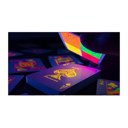 MPC QUAD Fluorescent Oyun Kağıdı Limited Edition Koleksiyonluk iskambil Kartları Destesi