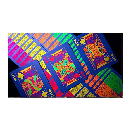 MPC QUAD Fluorescent Oyun Kağıdı Limited Edition Koleksiyonluk iskambil Kartları Destesi
