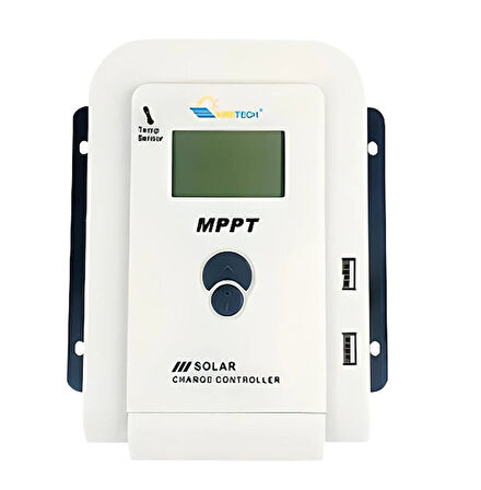 URETECH 10 A Amper Mppt Şarj Kontrol Cihazı 12/24V 10 AH