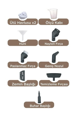 Temizlik Gereci Hijyen Makinesi Araba Aparatı Buharlı Temizleyici Halı Koltuk CB902A