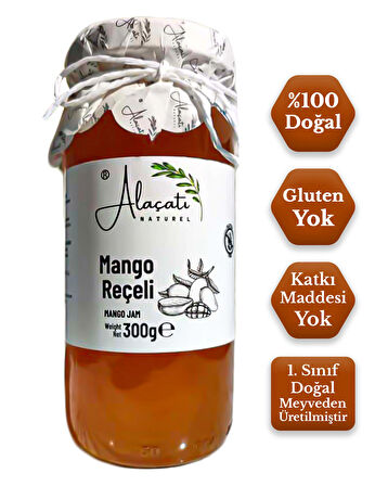 Doğal Mango Reçeli Glutensiz 300 g