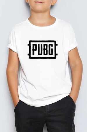 Pubg Baskılı Çocuk Tişört T-shirt Mr-05