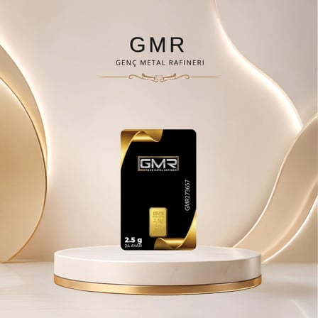 2 Adet 2.5 gr 24 Ayar Altın( GMR)