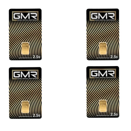 4 Adet 2,5 gr 24 Ayar Altın (GMR)
