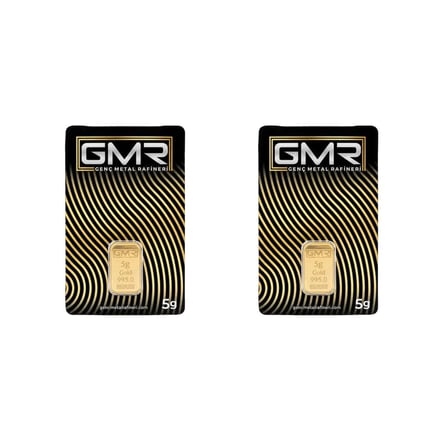 2 Adet 5 gr 24 Ayar Altın (GMR)