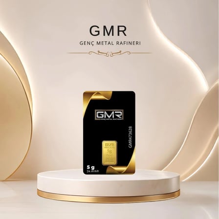 3 Adet 5 gr 24 Ayar Altın (GMR)