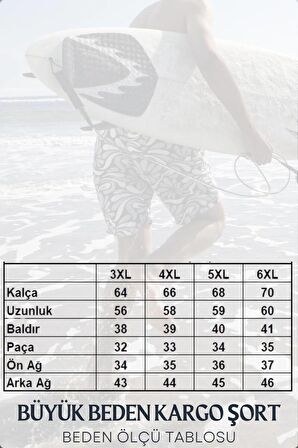 Siyah Kargo Cepli Uzun Model Su İtici Özellikli Düz Renk Erkek Plaj Deniz Şort - 444-Siyah