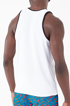 Dijital Baskılı Nefes Alan Clima Control Kumaş Erkek Askılı Plaj Tişört Atlet - MB0389