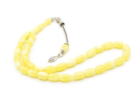 Tilki Kuyruğu Kamçılı Kapsül Kesim Beyrut Damla Kehribar Tesbih Orta Boy