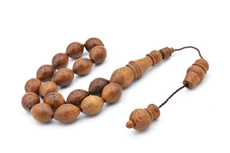 Usta İşi Sistemli Beyzi Kesim Kokulu Hindistan Cevizi Efe Maskot Tesbih 