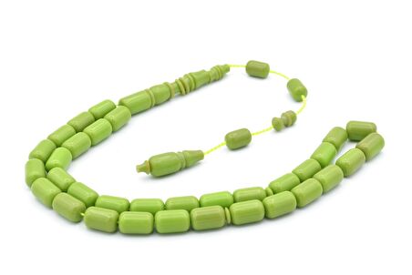 Muzaffer Dağ Usta İşi Yeşil Bowling Topu Katalin Tesbih