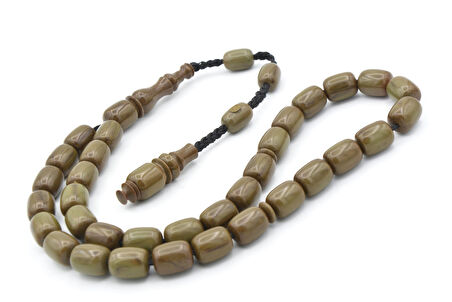 Zübeyir Balkaya İmzalı Kapsül Kesim Hareli Mavi Katalin Tesbih