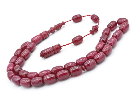 Usta İşi Sistemli Kapsül Kesim Mor Katalin Tesbih