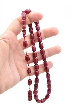 Usta İşi Sistemli Kapsül Kesim Mor Katalin Tesbih