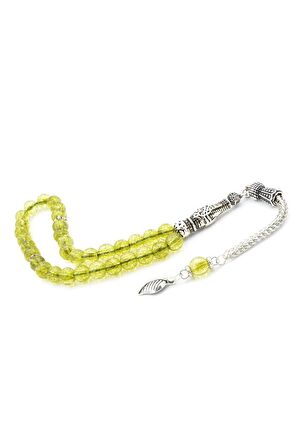 Küre Kesim Orijinal Olivin Taşı Tesbih 6 Mm
