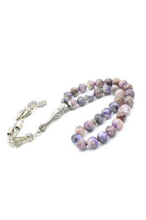 Hakiki Doğal Çeroit Taşı Tesbih 8.5 Mm