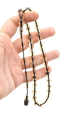 Sistemli Kapsül Kesim İri Boy Şeffaf Katalin Tesbih