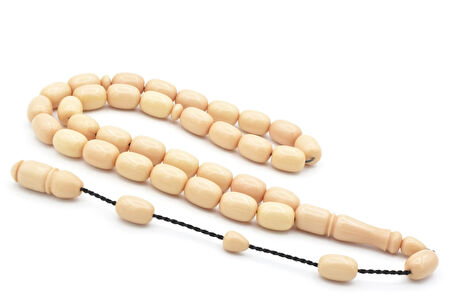 Sistemli Kapsül Kesim İri Boy Beyaz Katalin Tesbih