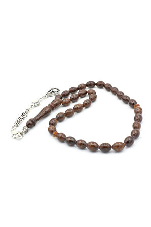 Beyzi Kesim Günlük Boy Hareli Kahverengi Beyrut Kehribar Tesbih