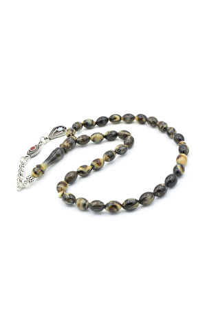 Beyzi Kesim Günlük Boy Bej Kahverengi Beyrut Kehribar Tesbih