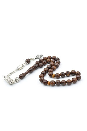 Küre Kesim Bilek Boy Hareli Kahverengi Beyrut Kehribar Tesbih