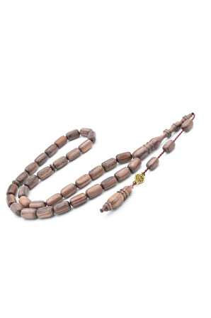 Usta İşi İmzalı Kapsül Kesim İri Boy Kral Ağacı Tesbih