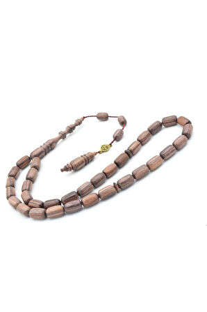 Usta İşi İmzalı Kapsül Kesim İri Boy Kral Ağacı Tesbih