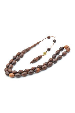 Usta İşi İmzalı Beyzi Kesim İri Boy Yılan Ağacı Tesbih