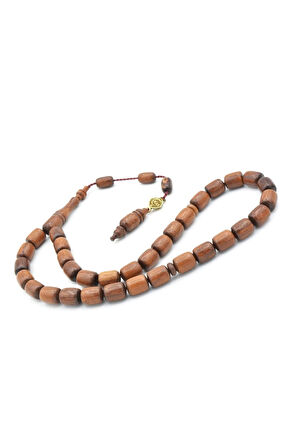 Usta İşi İmzalı Kapsül Kesim İri Boy Yılan Ağacı Tesbih