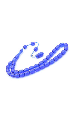 Şükrü Baba İmzalı Kapsül Bilek Boy Lacivert Katalin Tesbih