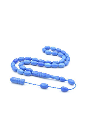 Şükrü Baba Yapımı Kapsül Mavi Katalin Tesbih