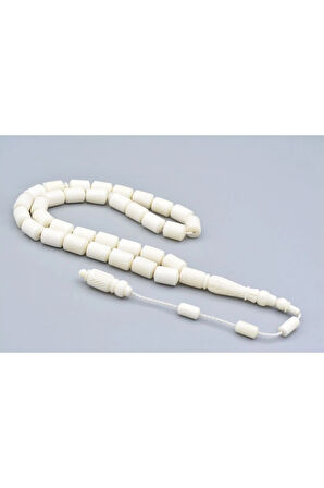 Usta İşi İmamesi Oymalı Kapsül Kesim İri Boy Deve Kemiği Tesbih