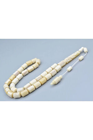 Usta İşi İmamesi Oymalı Kapsül Kesim İri Boy Balina Kemiği Tesbih