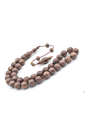 Usta İşi İmzalı Küre Kesim Kral Ağacı Tesbih